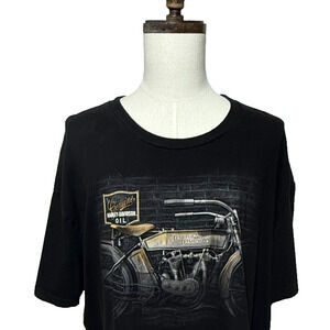 Harley Davidson T Shirt Mens 3XL Black Motorcycle Biker Conrads Joilet Illinois